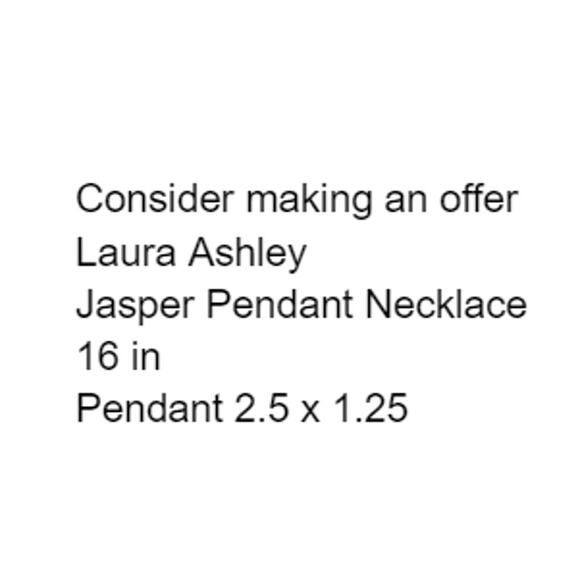 Laura Ashley Necklace Jasper Pendant Beaded Abstract Oversized Hippie Boho - Picture 2 of 7